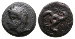 Greek Dynasts of Lycia. Uncertain mint. Perikles 380-360 BC. Bronze Æ 12 mm, 2,16 g nearly very fine