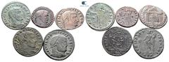 Lot Lot of ca. 5 roman coins (Galerius, Maximinus II, Maxentius) / SOLD AS SEEN, NO RETURN! Very Fine