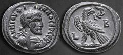 Roman Provincial Egypt. Alexandria. Philip I Arab AD 244-249. Dated RY 2=244/5 AD Billon-Tetradrachm 24 mm, 12,35 g Α Κ Μ ΙΟΥ ΦΙΛΙΠΠΟϹ ЄΥϹЄΒ, laureate and cuirassed bust right / L - B, eagle standing 