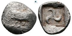 Greek Dynasts of Lycia. Uncertain mint. Kuprilli 470-435 BC. 1/3 Stater AR 15 mm, 2,18 g Good Fine