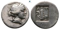 Greek Lycia. Lycian league, Kragos circa 48-27 BC. 1/4 Drachm AR 13 mm, 0,90 g Very Fine