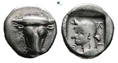 Greek Phokis. Federal Coinage circa 478-460 BC. Triobol AR 14 mm, 2,84 g Very Fine