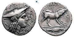 Greek Aetolia. Aetolian League circa 205-150 BC. Triobol AR 15 mm, 2,40 g Very Fine
