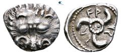 Greek Dynasts of Lycia. Zagaba or Tymnessos mint. Vekhssere II 410-390 BC. Third Stater or Tetrobol AR 17 mm, 2,94 g Good Very Fine