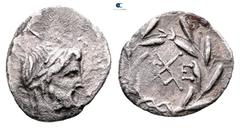 Greek Achaia. Achaian League. Tegea circa 88-30 BC. Triobol-Hemidrachm AR 15 mm, 2,02 g Nearly Very Fine