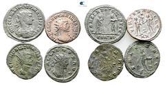 Lot Lot of ca. 4 roman coins (Diocletian, Carinus, Quintillus, Gallienus) / SOLD AS SEEN, NO RETURN! Very Fine