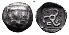 Greek Dynasts of Lycia. Uncertain mint. Mithrapata 390-370 BC. Diobol AR 13 mm, 1,00 g Nearly Very Fine