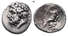 Greek Arkadia. Megalopolis circa 320-275 BC. Triobol AR 16 mm, 2,55 g Nearly Very Fine