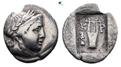 Greek Lycia. Lycian League. Kragos circa 48-20 BC. Hemidrachm AR 15 mm, 1,18 g Very Fine