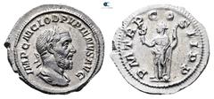 Roman Imperial Pupienus AD 238. Rome Denarius AR 21 mm, 2,53 g Good Very Fine