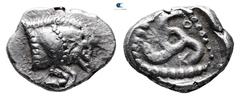 Greek Dynasts of Lycia. Uncertain mint circa 520-430 BC. Tetrobol AR 16 mm, 2,98 g Very Fine