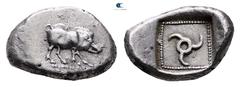 Greek Dynasts of Lycia. Uncertain mint. Uncertain Dynast 480-430 BC. 1/3 Stater AR 16 mm, 2,82 g Very Fine