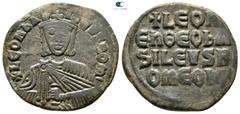 Byzantine Leo VI the Wise. AD 886-912. Byzantine Follis Æ 25 mm., 6,61 g. very fine