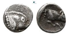 Greek Dynasts of Lycia. Uncertain Dynast circa 480-430 BC. Hemiobol AR 7mm., ,27g. very fine