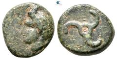 Greek Dynasts of Lycia. Perikles 380-360 BC. Bronze Æ 13 mm., 2,49 g. nearly very fine