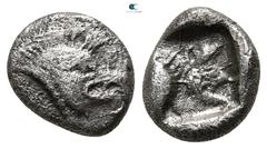 Greek Dynasts of Lycia. Uncertain Dynast 520-480 BC. Trihemiobol AR 10 mm., 1,08 g. nearly very fine