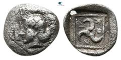 Greek Dynasts of Lycia. Uncertain mint. Kuprilli 470-435 BC. Hemiobol AR 8mm., 0,30g. nearly very fine