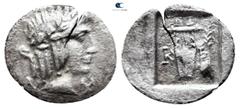 Greek Lycia. Kragos. Lycian League circa 30-27 BC. Hemidrachm AR 15 mm., 1,2 g. very fine