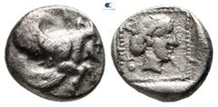 Greek Dynasts of Lycia. Uncertain mint. Uvug 470-440 BC. Diobol AR 10mm., 1,39g. very fine