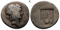 Greek Lycia. Lycian league. Masykites 27-18 BC. Hemidrachm AR 15 mm., 1,70 g. very fine