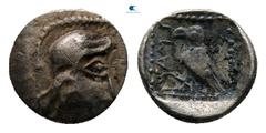Greek Lycia. Uncertain mint. Uncertain Dynast circa 400-300 BC. Tetartemorion AR 7 mm., 0,18 g. very fine