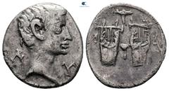 Roman Provincial Lycia. Lycian league. Augustus 27 BC-AD 14. Drachm AR 18 mm, 2,54 g very fine