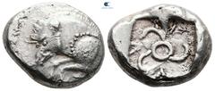 Greek Dynasts of Lycia. Uncertain mint. Uncertain Dynast circa 520-460 BC. Stater AR 21 mm, 9,51 g very fine
