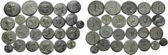 Large Lots GREEK. A varied interesting lot of 24 bronze coins. Includes: Elaioussa Sebaste(4); Antioch(2), RPC I 4305 and RPC I 4220; Seleuceia ad Calycadnum,(5) and (1)overstruck; Dynasts of Lycia, P