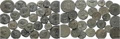 Large Lots ROMAN. Provincial. A nice mixture of 25 3rd century bronzes. Includes: Magnesia ad Sipylum, Severus Alexander, BMC 69 Rare; Traianopolis, Caracalla, Varbanov 2866; Edessa. Elagabalus, BMC 6