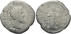 Roman Imperial Didius Julianus, 193. Denarius (Silver, 19 mm, 2.42 g, 11 h), Rome. IMP CAES M DID IVLIAN AVG Laureate head of Didius Julianus to right. Rev. CONCORD MILIT Concordia standing facing, he