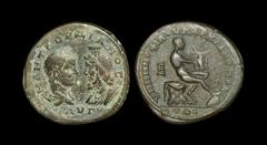 Ancient Roman Imperial Coins - Gordian III - Moesia - Markianopolis - Apollo Playing Lyre Bronze 238-240 AD. Obv: M ANT GORDIANOC AVG legend with draped, cuirassed bust of Gordian right facing draped 