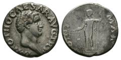 Ancient Roman Imperial Coins - Otho - Aequitas Denarius 69 AD. Rome mint. Obv: IMP OTHO CAESAR AVG TR P legend with bewigged head right. Rev: PONT MAX legend with Aequitas standing left, holding scale
