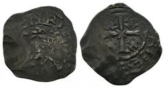 Medieval- Henry II -London/Pieres Sal - Tealby Penny 1158-1168 AD. Bust A, type A1. Obv: facing bust with sceptre and +HENRI REX legend. Rev: short cross with crosslet in angles and [+PI]ERES:S:[ON:LV