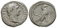Imperial Coins - Trajan - Alexandria - Tetradrachm 103-104 AD. Dated year 6. Obv: AVT KAIC NER TRAIAN CEB GERM legend with laureate head right. Rev: L-digamma across fields with eagle standing right o