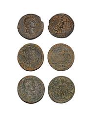 Imperial Coins - Gordian III - Provincial Bronzes [3] 3rd century AD // 238-244 AD. Semi-autonomous issue, unclear city in Thrace. Obv: [ ]LHTOC legend with laureate head right of the Senate. Rev: [ ]