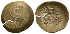 Byzantine - Nicephorus III - Histamenon Nomisma 1078-1081 AD. Constantinople mint. Obv: IC - XC legend to left and right of Christ Pantokrator seated facing, holding book of Gospels and raising right 