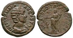 Coins - Roman Imperial Very fine; tooled. Ancient Roman Imperial Coins - Julia Mamaea - Fecunditas Sestertius 232 AD. Mother of Severus Alexander, Rome mint. Obv: IVLIA MAMAEA AVGVSTA legend with drap