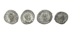 Coins - Roman Imperial Fine-very fine. Ancient Roman Imperial Coins - Otacilia Severa to Probus - Antoninianii [4] 3rd century AD. Group comprising antoninianii: Otacilia Severa (Concordia), Trajan De
