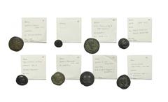 Coins - Roman Imperial Ancient Roman Imperial Coins - Septimius Severus to Gordian III - Bronzes [8]. 2nd-3rd century AD. Group comprising: Septimius Severus, sestertius (Minerva) Greek imperial, bron