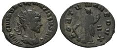 Coins - Roman Imperial Ancient Roman Imperial Coins - Quintillus - Fortuna Antoninianus. August-November 270 AD. Rome mint. Obv: IMP C M AVR CL QVINTILLVS AVG legend with radiate, draped and cuirassed