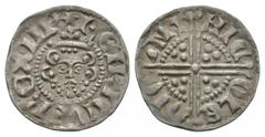 Coins - English Medieval English Medieval Coins - Henry III - Canterbury / Nichole - Long Cross Penny. 1248-1250 AD. Class 3b. Obv: facing bust with HENRICVS REX III legend. Rev: long voided cross and