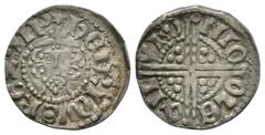 Coins - English Medieval English Medieval Coins - Henry III - London / Nichole - Long Cross Penny. 1248-1250 AD. Class 3c. Obv: facing bust with HENRICVS REX III legend. Rev: long voided cross and pel