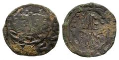 Coins - English Medieval English Medieval Coins - John - Contemporary Base Short Cross Penny Forgery. 13th century AD. Obv: facing bust with sceptre with HENRICVS REX legend. Rev: short voided cross a