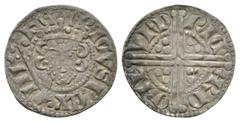 Coins - English Medieval English Medieval Coins - Henry III - London / Ricard - Long Cross Penny. 1251-1272 AD. Class 5b2. Obv: facing bust with sceptre and HENRICVS REX III legend. Rev: voided long c
