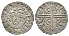 Coins - English Medieval English Medieval Coins - Henry III - London / Nichole - Long Cross Penny. 1248-1250 AD. Class 3c. Obv: facing bust with HENRICVS REX III legend. Rev: long voided cross and pel