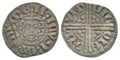 Coins - English Medieval English Medieval Coins - Henry III - London / Nicole - Long Cross Penny. 1251-1272 AD. Class 5c. Obv: facing bust and sceptre with HENRICVS REX III legend. Rev: long voided cr