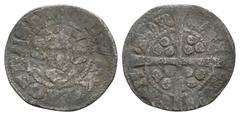 Coins - English Medieval English Medieval Coins - Edward I - Canterbury - Long Cross Penny. 1279-1307 AD. Obv: facing bust with +EDW R ANGL DNS HYB legend. Rev: long cross and pellets dividing CIVI TA