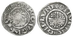 Coins - English Medieval English Medieval Coins - Richard I - London / Stivene - Short Cross Penny. 1189-1194 AD. Class 3. Obv: facing bust with sceptre and HENRICVS REX legend. Rev: short voided cros
