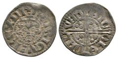 Coins - English Medieval English Medieval Coins - Henry III - London / Nicole - Long Cross Penny. 1248-1250 AD. Class 3a1. Obv: facing bust with HENRICVS REX III legend. Rev: long voided cross and pel
