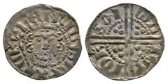 Coins - English Medieval English Medieval Coins - Henry III - Canterbury / Iohs - Long Cross Penny. 1251-1272 AD. Class 5g. Obv: facing bust with sceptre and HENRICVS REX III legend. Rev: long voided 